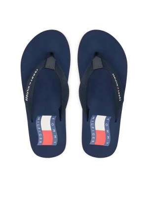 Klapki Tommy Hilfiger T3X8-34408-0058 Niebieski