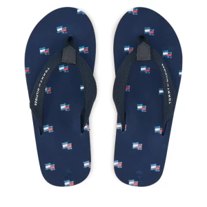 Klapki Tommy Hilfiger T3X8-34409-0058 Niebieski