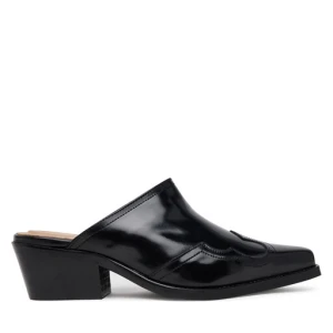 Klapki Tommy Hilfiger Western Abrasivato FW0FW08887 Czarny