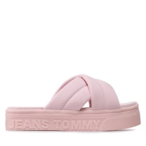 Klapki Tommy Jeans Fltfrm Sandal EN0EN02116 Różowy