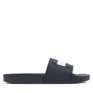Klapki Tommy Jeans Pool Slide Ess EM0EM01191 Granatowy