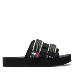 Klapki Tommy Jeans Tjm Sandal Casual EM0EM01389 Czarny