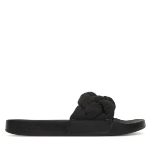Klapki Tommy Jeans Tjw Braided Slides EN0EN02975 Czarny