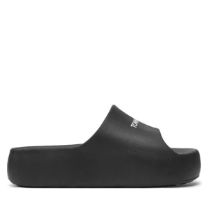 Klapki Tommy Jeans Tjw Chunky Flatform Slide EN0EN02586 Czarny