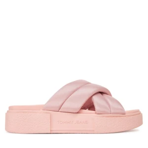 Klapki Tommy Jeans Tjw Flatform Sandal EN0EN02775 Różowy