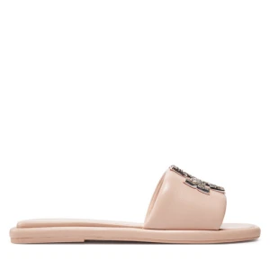 Klapki Tory Burch Double T Deco Sport Slide 158768 Różowy