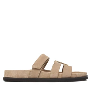 Klapki Tory Burch Ines Sport Slide 163481 Brązowy jasny Beżowy