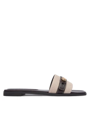Klapki Tory Burch Romy Slide 183307 Brązowy