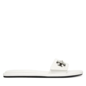 Klapki Tory Burch T Lock Slide 164676 Biały