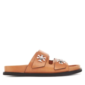 Klapki Tory Burch T Lock Sport Slide 166905 Brązowy