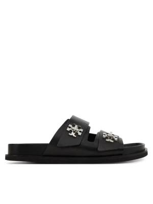 Klapki Tory Burch T Lock Sport Slide 175640 Czarny