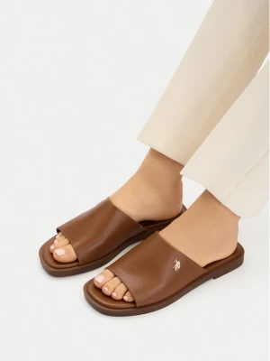 Klapki U.S. Polo Assn. EO-MARINA003W / 6Y1 Brązowy