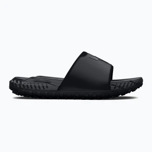 Klapki Under Armour Rock 3 black/white clay