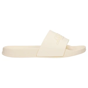 Jasnobezowe gumowe klapki basenowe relaks r 34008-13