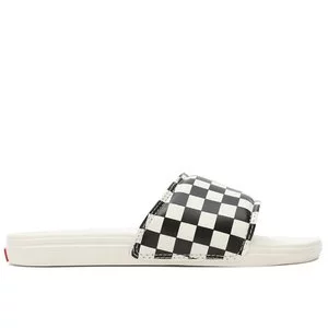 Klapki Vans Checkerboard La Costa Slide-On VN0A5HFER6R1 - biało-czarne