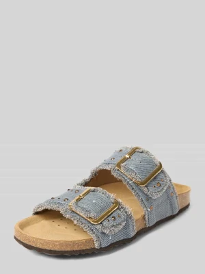 Klapki z efektem denimu model ‘BRIONIA’ Geox