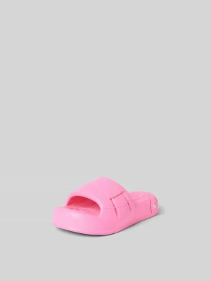 Klapki z nadrukiem z logo Kenzo Mocnoróżowy