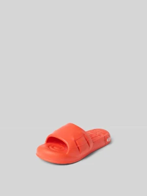 Klapki z nadrukiem z logo Kenzo Pomarańczowy