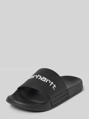Klapki z napisem z logo Carhartt Work In Progress