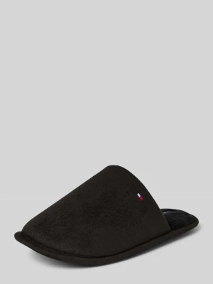 Klapki z wyhaftowanym logo Tommy Hilfiger