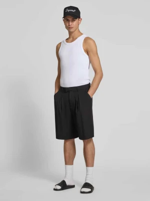 Klapki z wytłaczanym logo Dsquared2 Czarny
