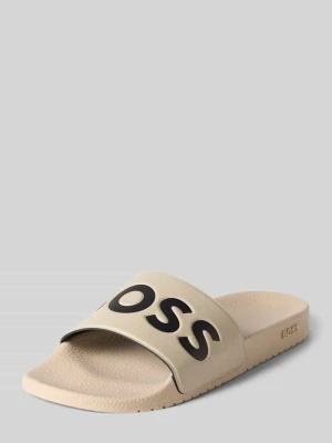 Klapki z wytłaczanym logo model 'ARYEH' Boss