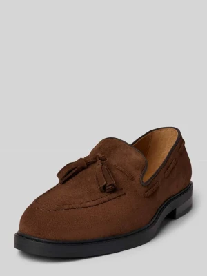 Klapki ze skóry bydlęcej model ‘BLAKE’ Selected Homme