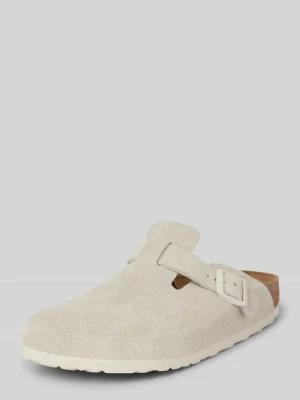 Klapki ze skóry naturalnej model ‘Boston’ Birkenstock