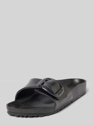 Klapki ze sprzączką model ‘Madrid’ Birkenstock Czarny