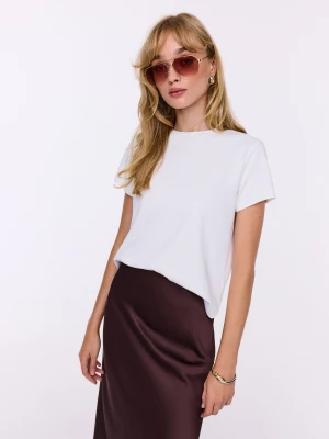 Klasyczna bawełniana bluzka z krótkim rękawem TARANKO