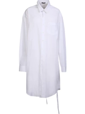 Klasyczna Biała Koszula z Bawełny Ann Demeulemeester