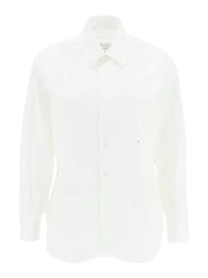 Klasyczna Biała Koszula z Guzikami Maison Margiela