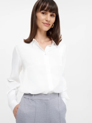 Klasyczna biała koszula z wiskozą Greenpoint