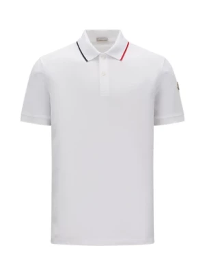 Klasyczna Biała Koszulka Polo Moncler