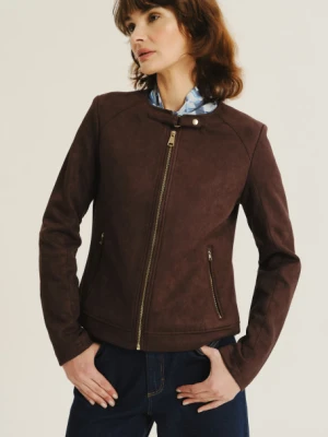 Klasyczna brązowa ramoneska Greenpoint