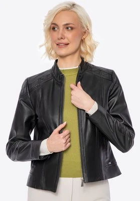 Klasyczna damska kurtka ze skóry czarna Wittchen