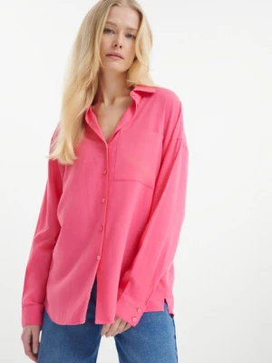 Klasyczna koszula w malinowym kolorze Greenpoint