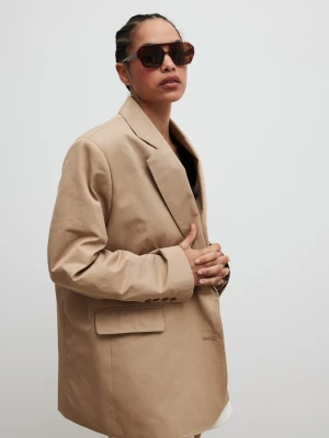 Klasyczna marynarka w kolorze CLASSIC BEIGE - NOMEE Marsala