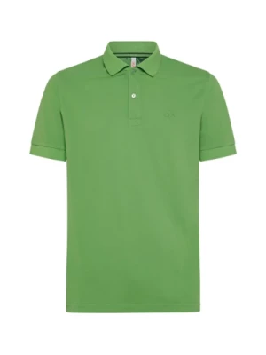 Klasyczna Zielona Koszulka Polo Sun68
