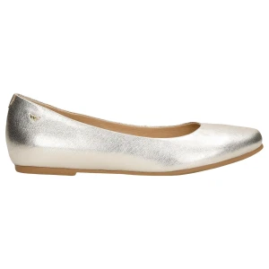 Baleriny damskie złoty metalik 44005-58 Wojas