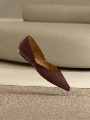Klasyczne baleriny Anna Field By Zalando ciemnoczerwony