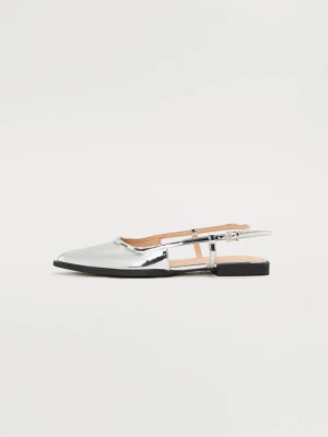 Klasyczne baleriny Even&Odd By Zalando srebrny