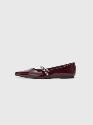 Klasyczne baleriny Even&Odd Wide Fit By Zalando ciemnoczerwony