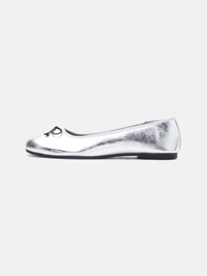 Klasyczne baleriny Even&Odd Wide Fit By Zalando srebrny