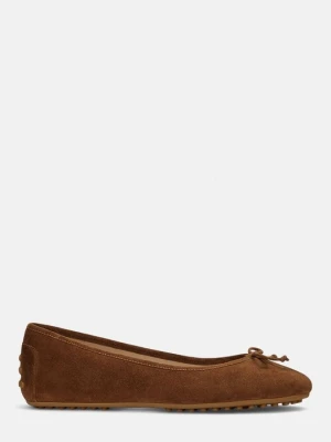 Klasyczne baleriny Lauren Ralph Lauren brązowy