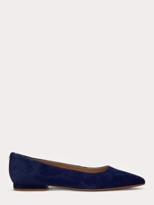 Klasyczne baleriny Lauren Ralph Lauren granatowy