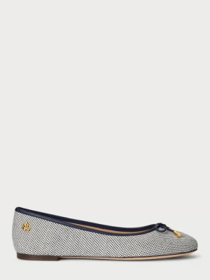 Klasyczne baleriny Lauren Ralph Lauren granatowy