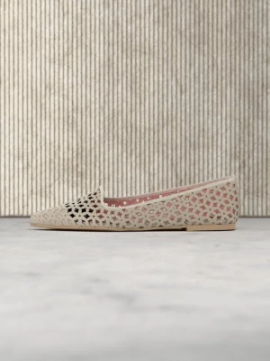 Klasyczne baleriny Pretty Ballerinas mleczny