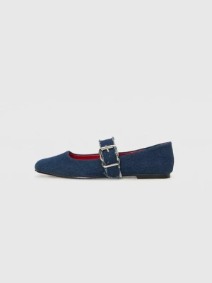 Klasyczne baleriny Replay niebieski denim