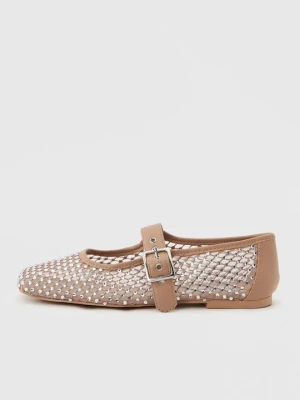 Klasyczne baleriny Steve Madden tan